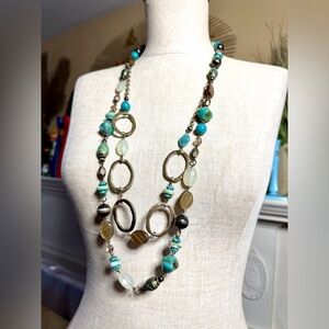 Premier Designs "St. Lucia" Convertible Double Strand Necklace